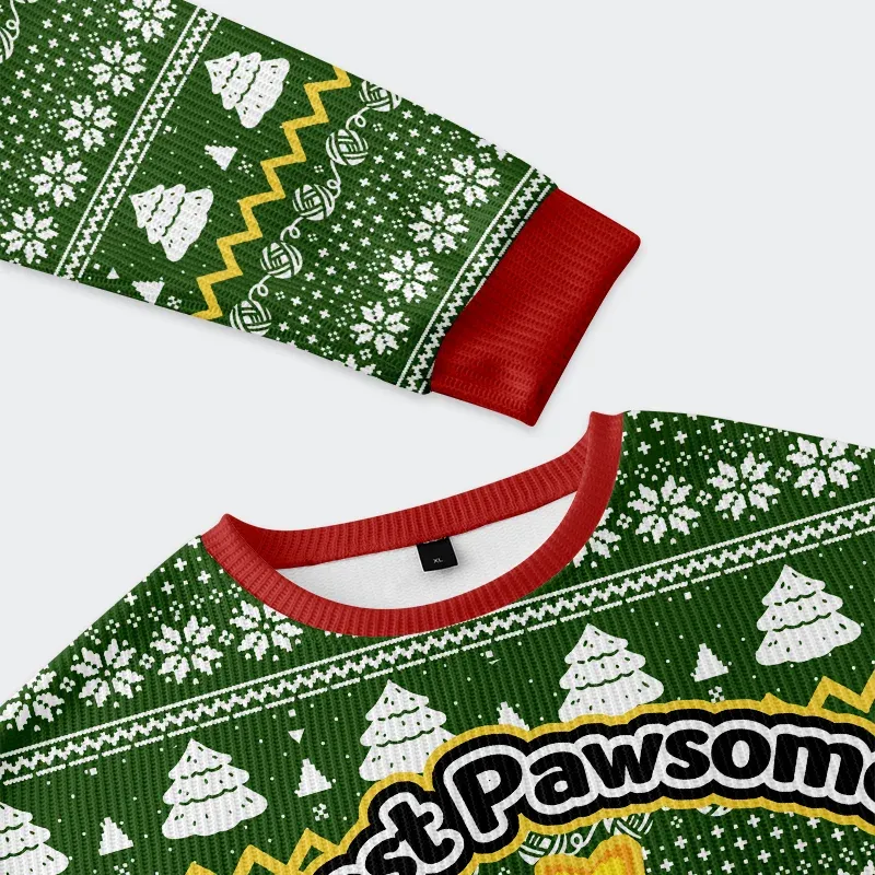 Tokyo-Tiger Funny Cat Mom And Dad Christmas Ugly Sweatshirt