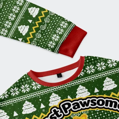 Tokyo-Tiger Funny Cat Mom And Dad Christmas Ugly Sweatshirt