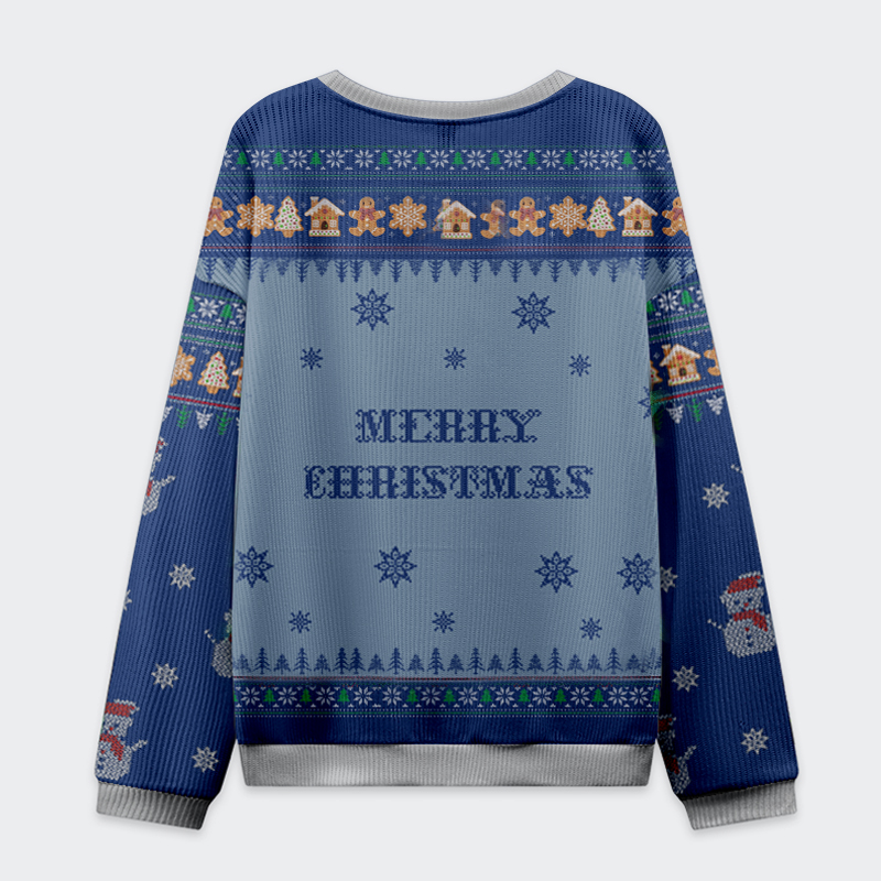 Tokyo-Tiger Christmas Chaos: Cat, Crow And Fish Unite Christmas Ugly Sweatshirt