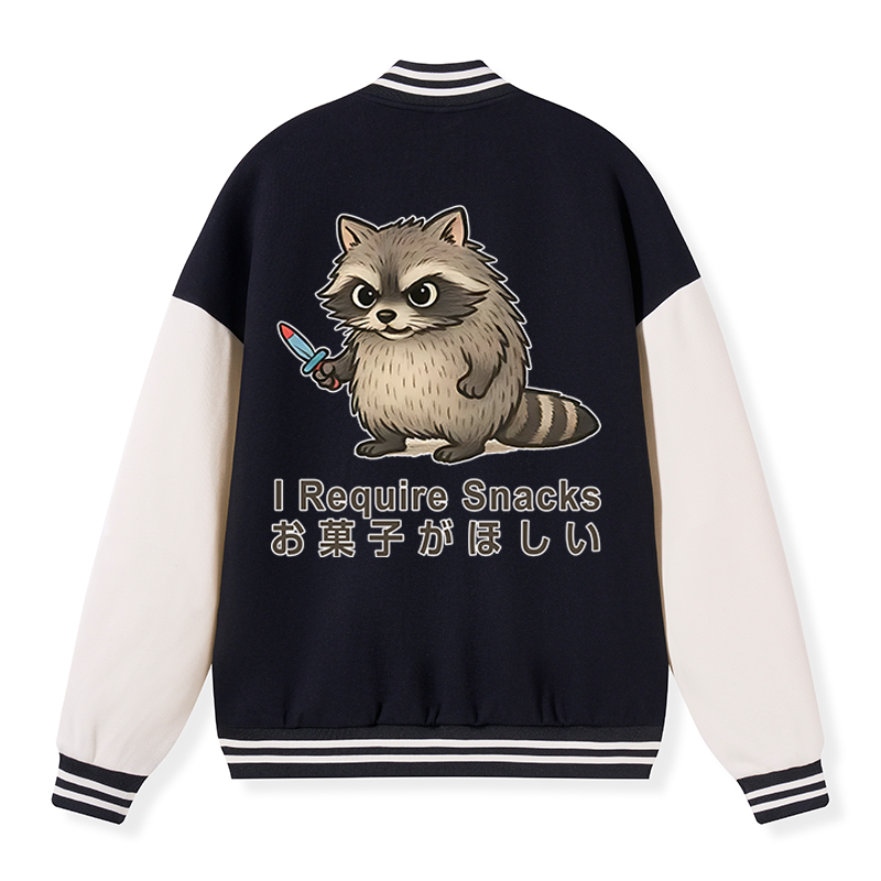 Tokyo-Tiger Ramen Lover Otter Embroidery Varsity Jacket Sale