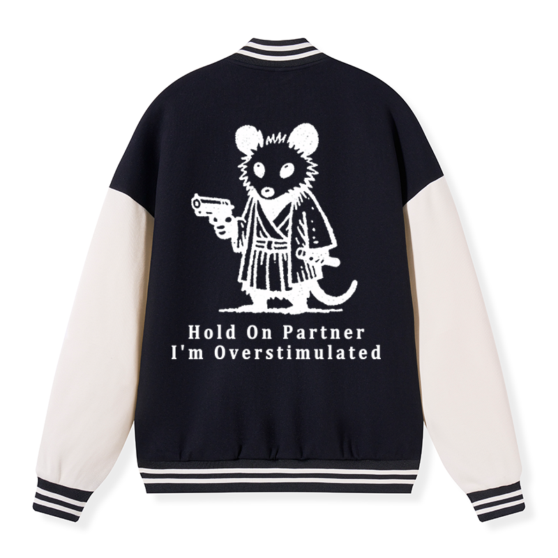 Tokyo-Tiger Ramen Lover Otter Embroidery Varsity Jacket Sale