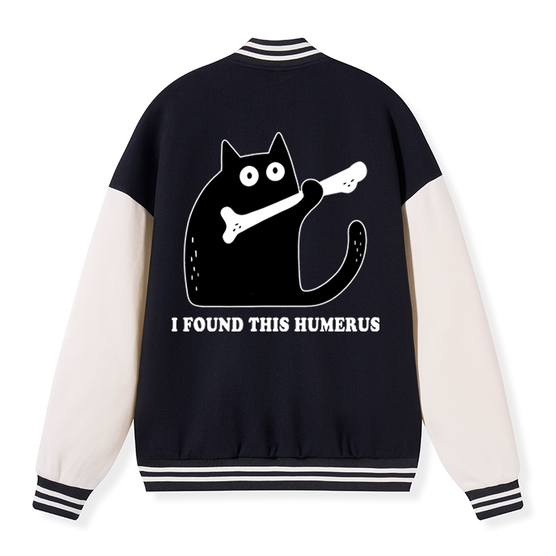 Tokyo-Tiger Cat Found This Humerus Embroidery Varsity Jacket