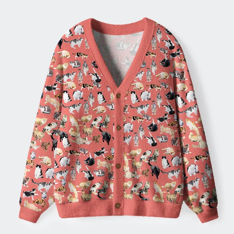 Tokyo-Tiger Cats Collection Ugly Cardigan Sweater