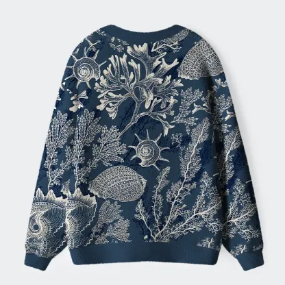 Tokyo-Tiger Marine Mystery Ugly Cardigan Sweater