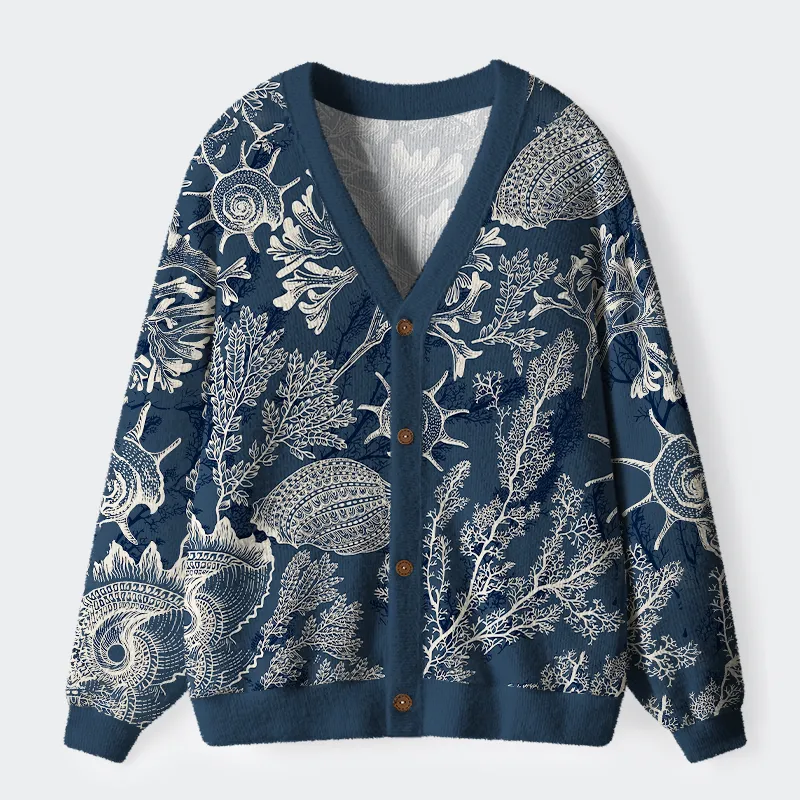 Tokyo-Tiger Marine Mystery Ugly Cardigan Sweater