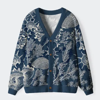 Tokyo-Tiger Marine Mystery Ugly Cardigan Sweater
