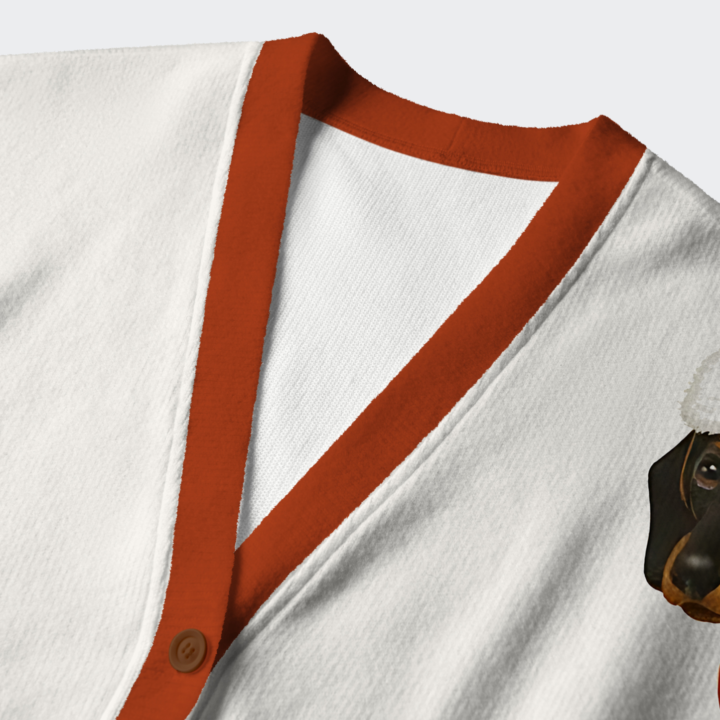 Tokyo-Tiger Santa's Little Helper Dog Ugly Cardigan Sweater