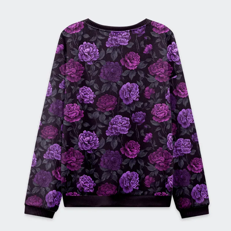 Tokyo-Tiger Peony Grace Christmas Ugly Sweatshirt