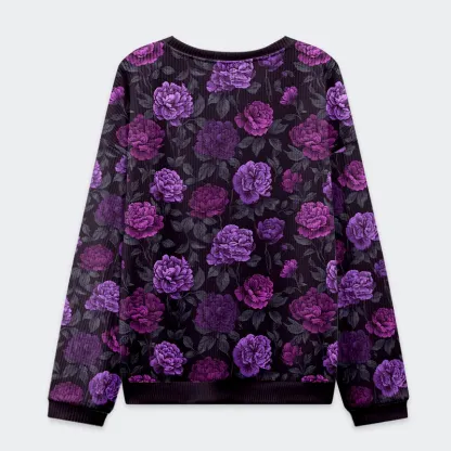 Tokyo-Tiger Peony Grace Christmas Ugly Sweatshirt