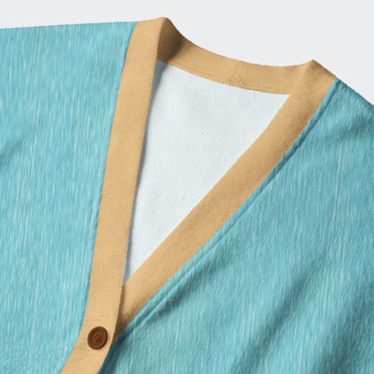 Tokyo-Tiger Zen Whispers Of Capybara And Fuji Ugly Cardigan Sweater