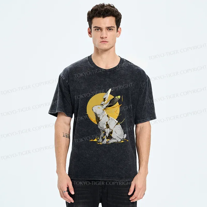 Tokyo-Tiger Broken Rabbit Washed T-Shirt