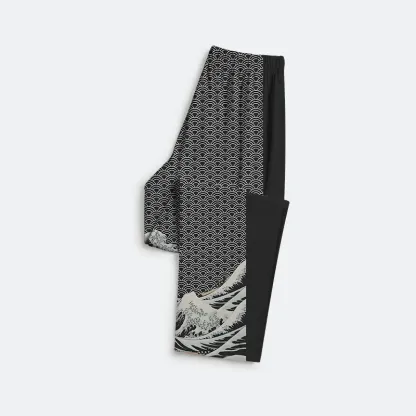 Tokyo-Tiger Half Of The Wave Family Pajama Sets