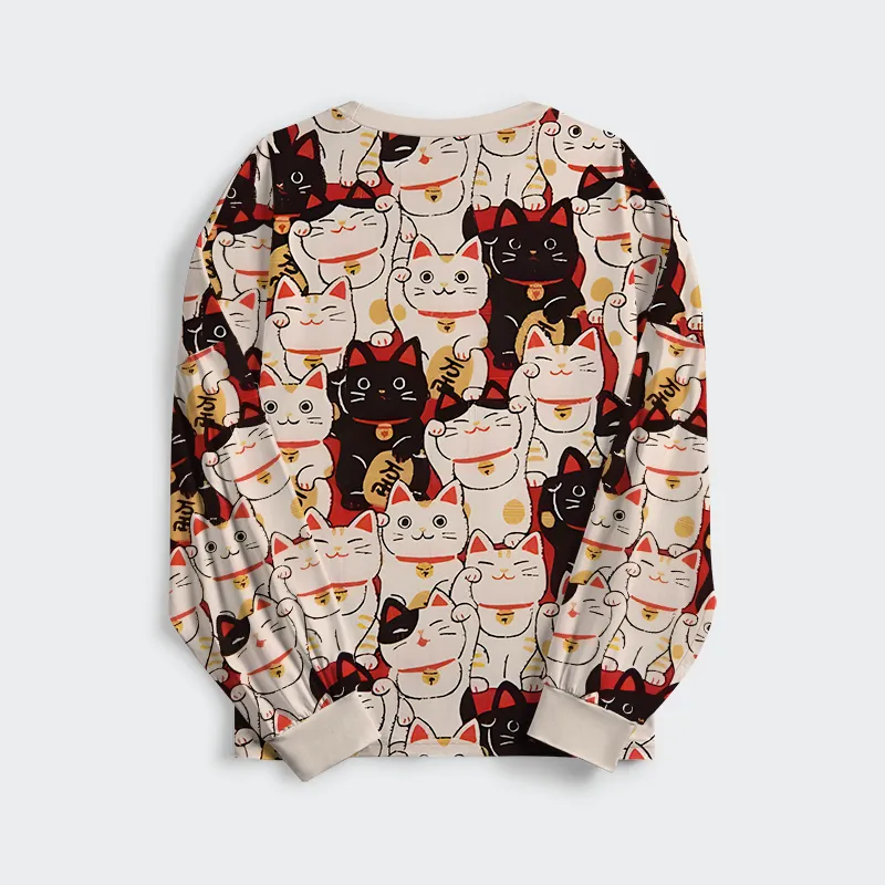 Tokyo-Tiger Lucky Cat Family Pajama Sets