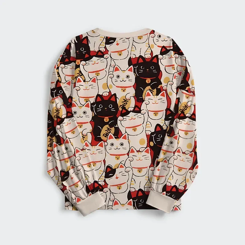 Tokyo-Tiger Lucky Cat Family Pajama Sets