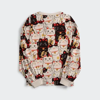 Tokyo-Tiger Lucky Cat Family Pajama Sets