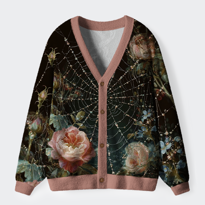 Tokyo-Tiger The Spider’s Tapestry Ugly Cardigan Sweater