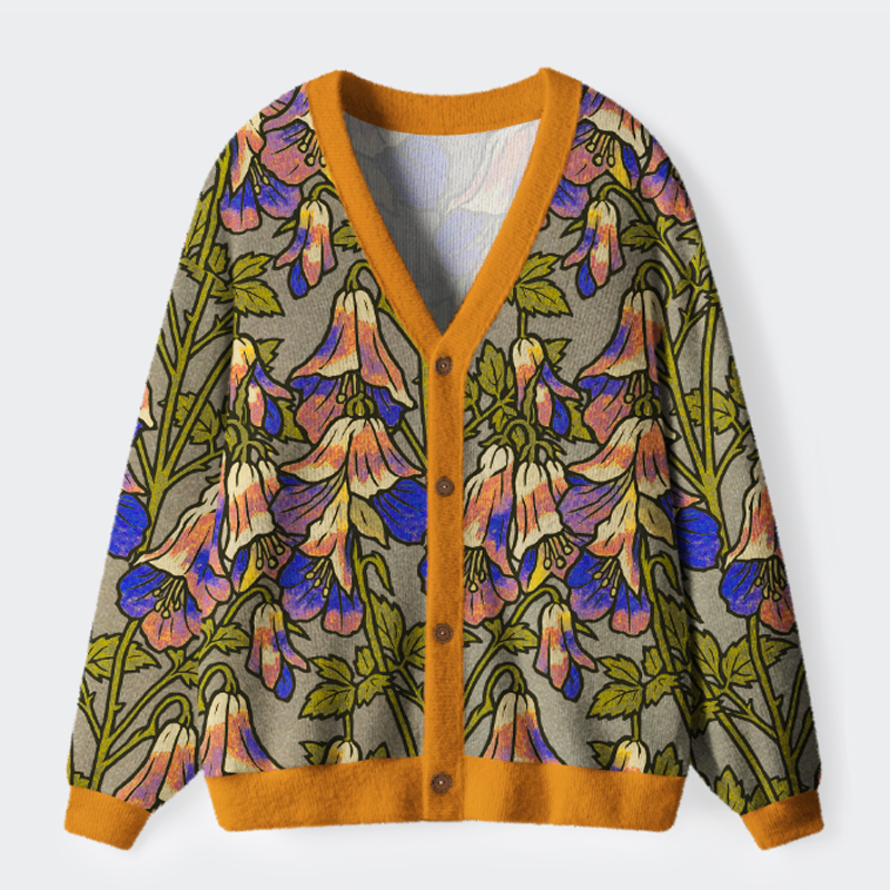 Tokyo-Tiger Lily Of The Valley Ugly Cardigan Sweater