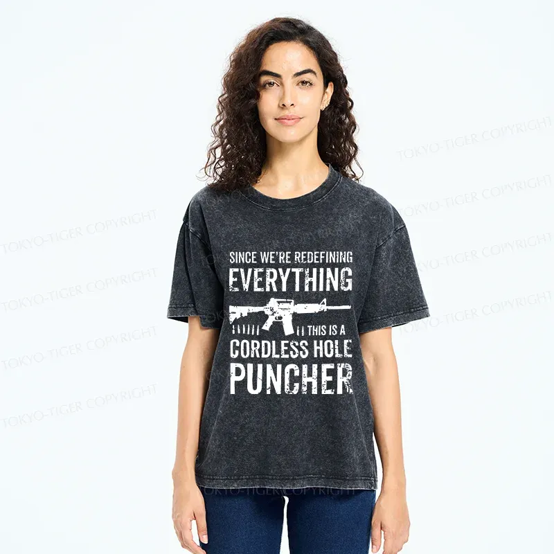 Tokyo-Tiger Redefine Item Funny Washed T-Shirt