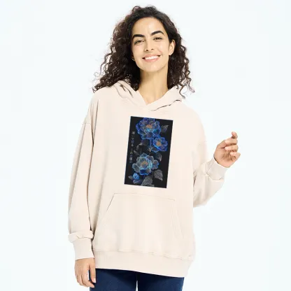 Tokyo-Tiger The Sea Of Flowers In The Darkness Washed Hoodie