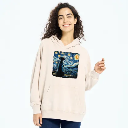 Tokyo-Tiger Starry Night Dog Washed Hoodie