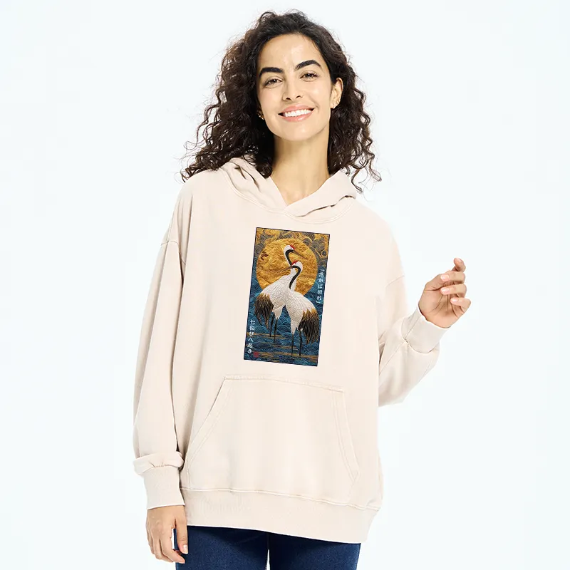 Tokyo-Tiger Fall Seven, Rise Eight - Haste Makes Waste Washed Hoodie