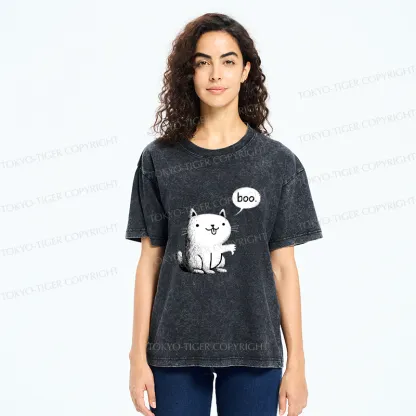 Tokyo-Tiger The Judgment Cat Washed T-Shirt