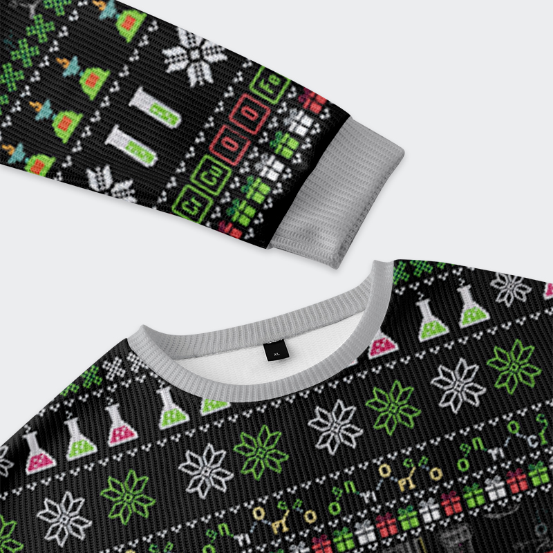 Tokyo-Tiger Funny Element：Can I Lick It Christmas Ugly Sweatshirt