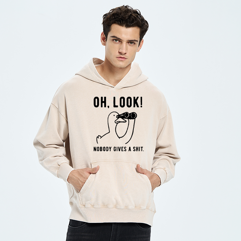 Tokyo-Tiger No One Cares About The Duck Washed Hoodie