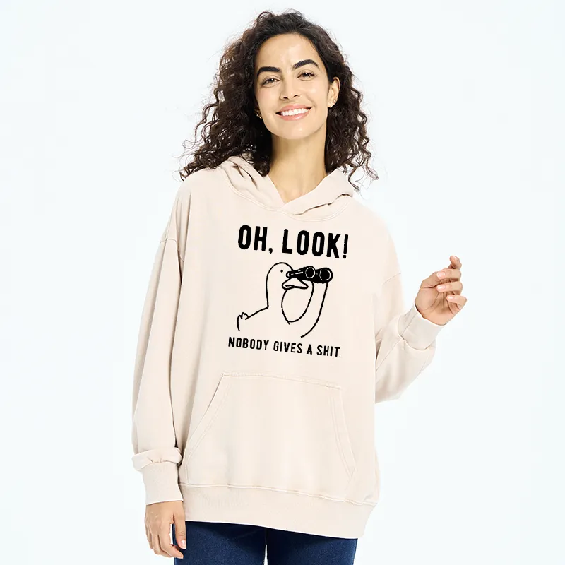 Tokyo-Tiger No One Cares About The Duck Washed Hoodie