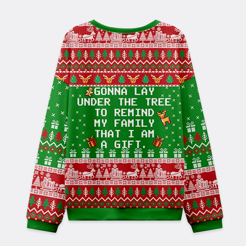 Tokyo-Tiger I Am The Gift Christmas Ugly Sweatshirt