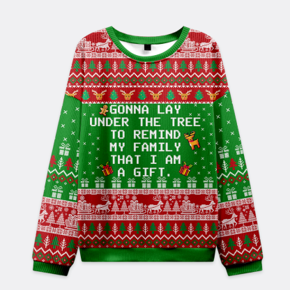 Tokyo-Tiger I Am The Gift Christmas Ugly Sweatshirt