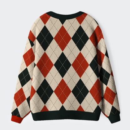 Tokyo-Tiger Joker：No Sanity Allowed Ugly Cardigan Sweater