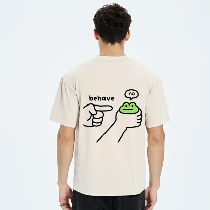 Tokyo-Tiger Dishonest Frog Back Washed T-Shirt