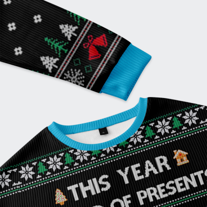 Tokyo-Tiger I'm Giving Everyone My Opinion Christmas Ugly Sweatshirt