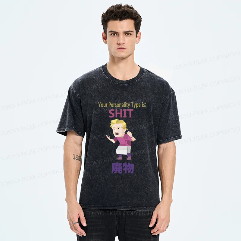 Tokyo-Tiger Your Special Mbti Washed T-Shirt