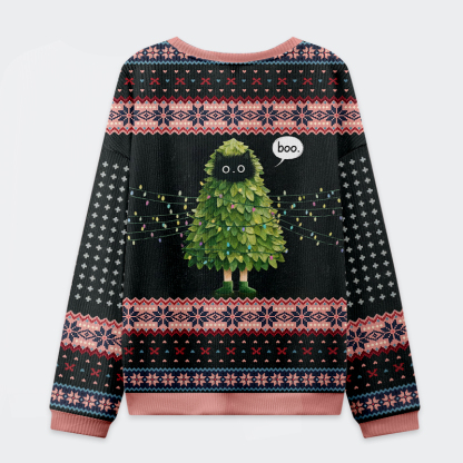 Tokyo-Tiger Tired Kitsmas Tree Christmas Ugly Sweatshirt