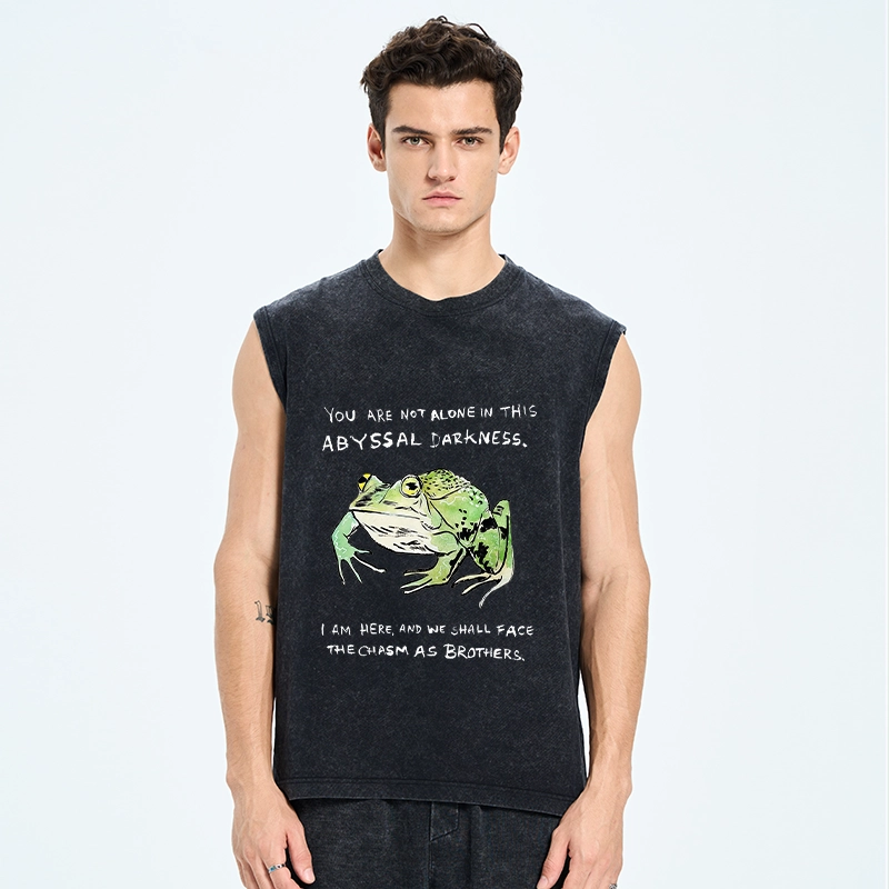 Tokyo-Tiger Support Your Frog Friends Washed Tank