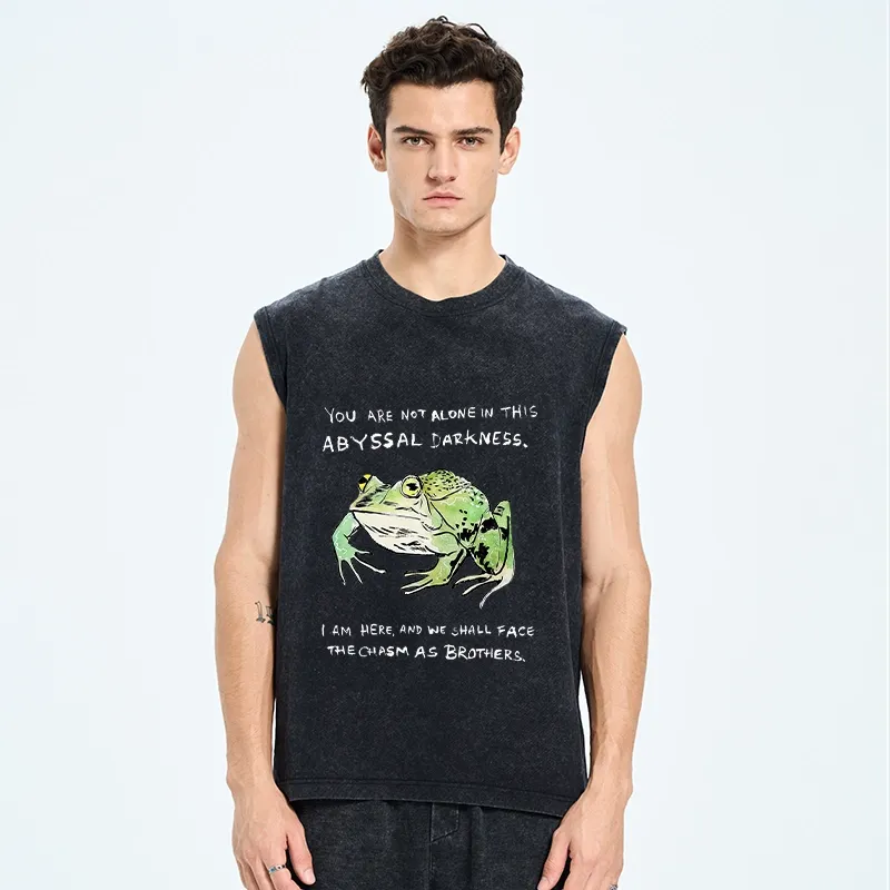 Tokyo-Tiger Support Your Frog Friends Washed Tank