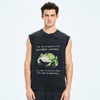 Tokyo-Tiger Support Your Frog Friends Washed Tank