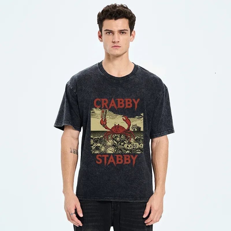 Tokyo-Tiger Angry Crab Washed T-Shirt