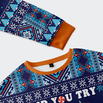Tokyo-Tiger Gingerbread's Icing Emergency Christmas Ugly Sweatshirt