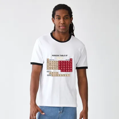 Tokyo-Tiger Table of Elements of Wine Trim T-Shirt