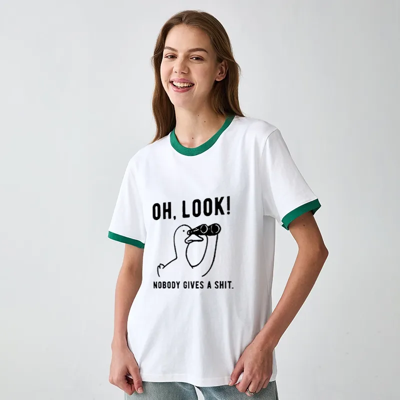 Tokyo-Tiger No One Cares About The Duck Trim T-Shirt