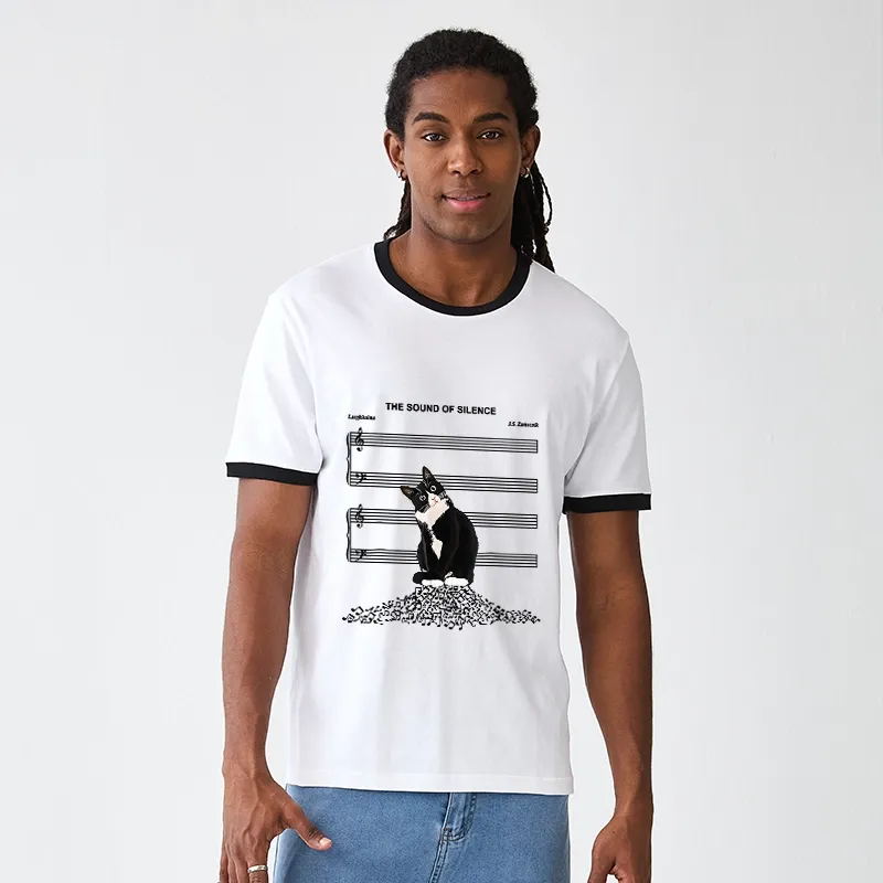 Tokyo-Tiger The Sound Of Silence Trim T-Shirt