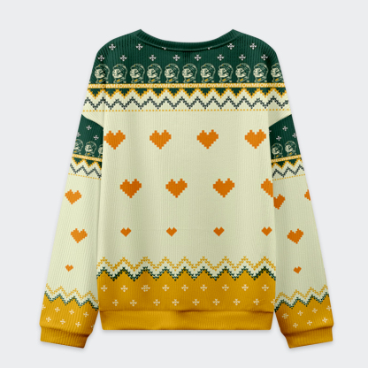 Tokyo-Tiger Funny Cat:I Made Them By Hand Christmas Ugly Sweatshirt