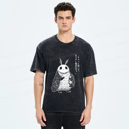 Tokyo-Tiger Moth of Overthinking Washed T-Shirt