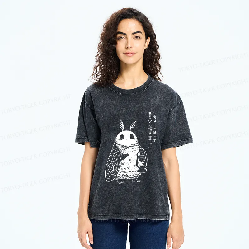 Tokyo-Tiger Moth of Overthinking Washed T-Shirt