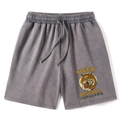 Tokyo-Tiger Osaka Japan Baseball Team Washed Shorts