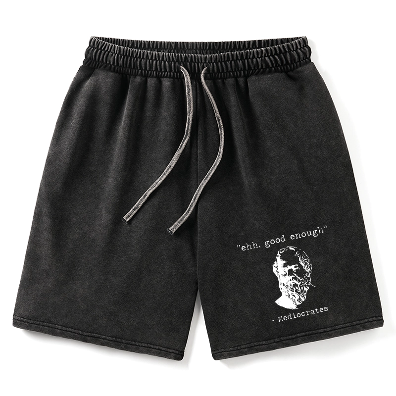 Tokyo-Tiger Mediocrates Meme Washed Shorts