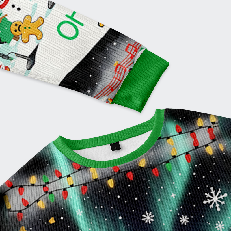 Tokyo-Tiger Oh Snap! The Dino's Holiday Concert Christmas Ugly Sweatshirt